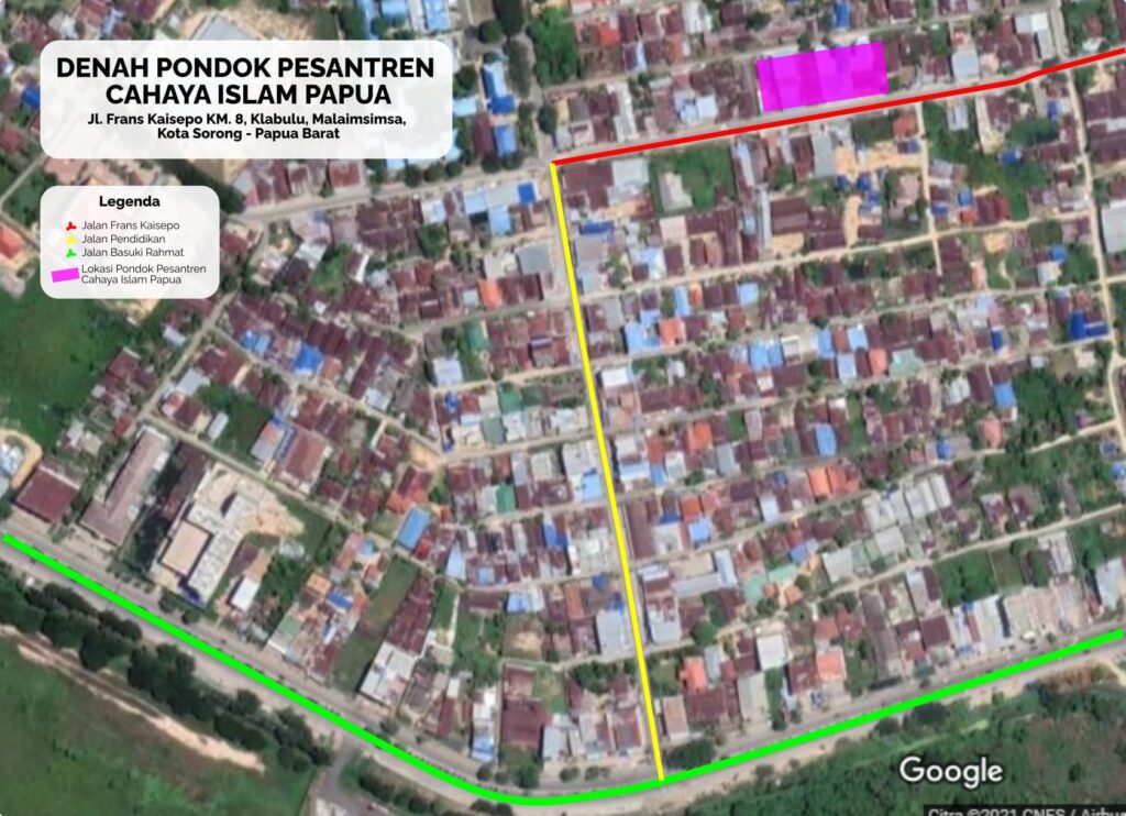 Denah Lokasi Ponpes CIP